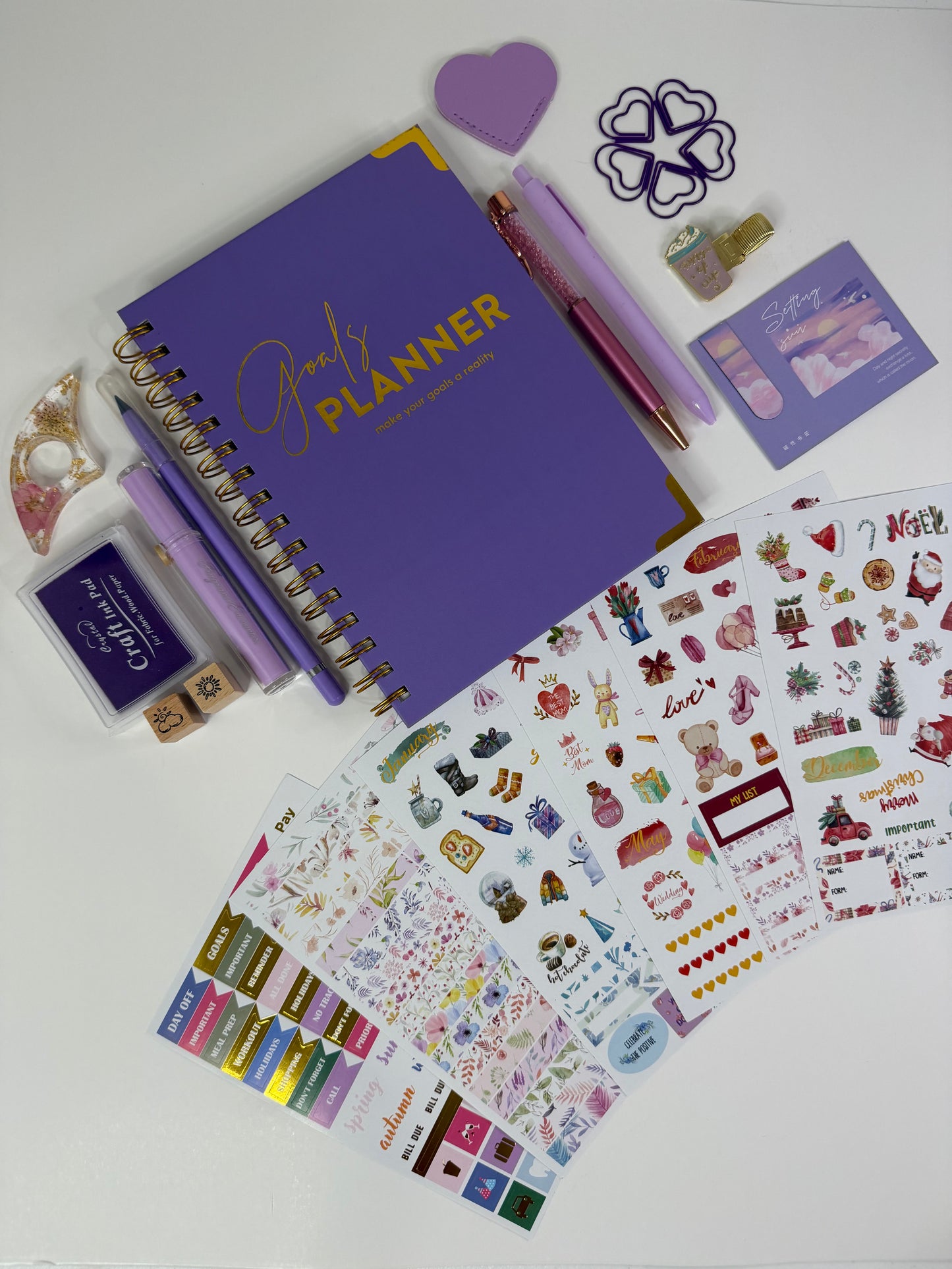 Royal VIOLET Dreams Goal Planing Bundle